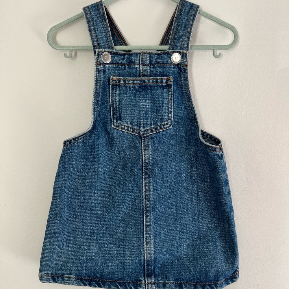 Mango Blue Denim Overalls with Adjustable Straps